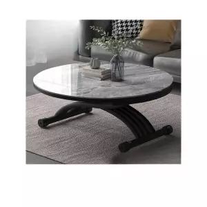 리프팅테이블 접이식 쇼파 거실 다이닝 원형 테이블