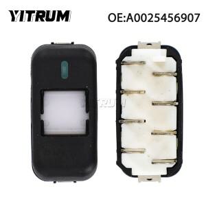 YITRUM 트럭 예비 부품 24V 4.61347 스위치 전기 창문 MERCEDES-BENZ 악트로스 메가용 0025456907