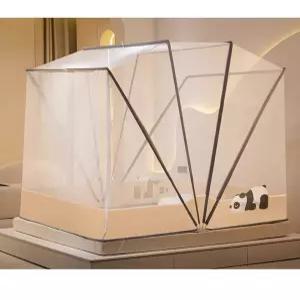 사각모기장 캐릭터 작은방 침대 접이식 모기 텐트