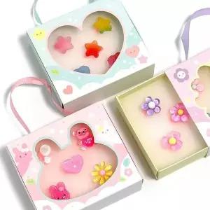 [콩심팥심]5pX18반지 유아반지 코디 5pX18 선물 여아반지 18개