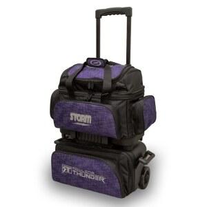스톰 4 볼 롤링 썬더 볼링백 - 추상 퍼플/블랙