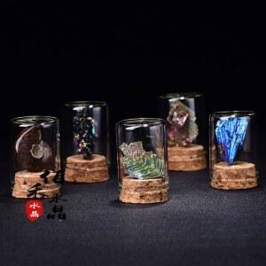 천연 크리스탈 광석 표본 수정 장식 25종 과학 12종 스톤 교육 세트 희귀 돌 수집