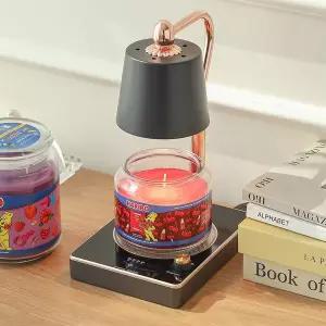 하리보캔들 미듐자+빛조절 높이조절 심플 캔들워머 세트