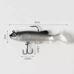 [셀러에이드]낚시미끼 웨이트훅 쉐드웜 루어 지그 갈치 배스낚시