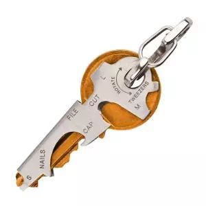 카라비너 기어 8 도구 1개의 열쇠 고리 퀵드로우 멀티 멀티툴 다목적 포켓 가제트 edc 키체인 키툴 다기능