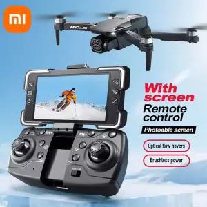 드론 샤오미 M10 사진 촬영 스크린 리모컨 전문가용 8K 듀얼 카메라 5G WIFI 브러시리스 모터 쿼드콥터