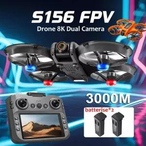 드론 S156 프로페셔널 4K HD 듀얼 ESC 카메라 FPV WiFi RC 브러시리스 모터 포지셔닝 쿼드콥터