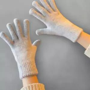 /신상오픈런 여성 기본 파스텔 색상 손뜨개 니트 겨울 장갑