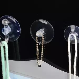 원형 흡판 강력 부착 투명 네비게이션 흡착패드 핸드폰 매트 거치대 차량용