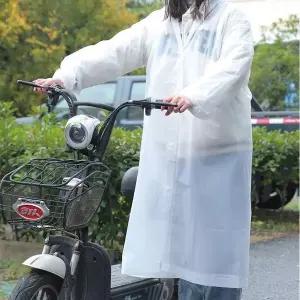 [하프클럽/]남녀공용 장마 우비 레인코트 다회용 EVA 비옷 3컬러