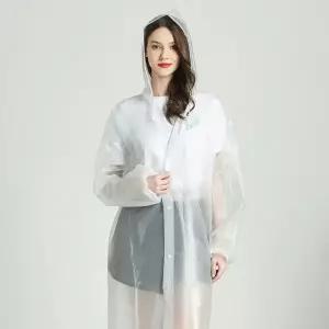 [하프클럽/]남녀공용 우비 코트 성인용 레인 손목 비 밴딩 EVA어