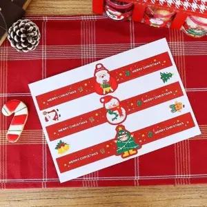 ( )크리스마스 베이킹 장식 테두리 스티커 5장