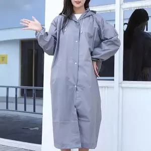 [하프클럽/]두툼 튼튼한 다회용 우비 후드 레인코트 EVA 비옷