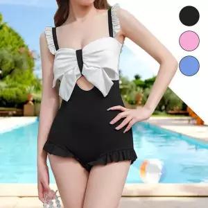 [하프클럽/셀러허브_여성트랜드패션]모노키니 호캉스 원피스 수영복 비키