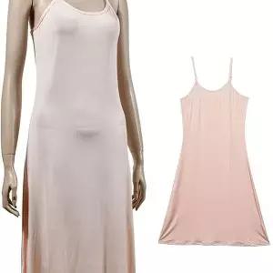 [하프클럽/]린다 로맨틱 실켓 인견 슬립 롱끈원피스 속치마 이너