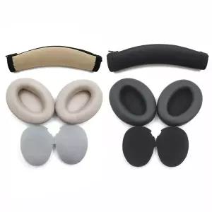 교체 메모리 폼 Earpads 쿠션 sony WH-1000XM3 1000XM3 MDR 1000X WH-1000XM2 헤드폰 Earpads Earcups Head