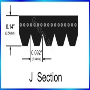 OEM 품질 4PJ690 고무 폴리 리브 컨베이어 엔진 벨트