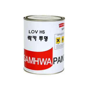 삼화페인트 목재용 LOV HS 락카페인트 1L 투명
