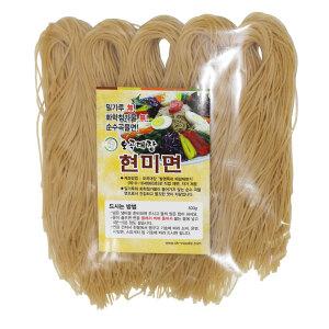오곡대장 현미쌀국수 500g(3-4인분)국산 건강식 자가제면 온면 비빔국수