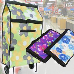 [접이식 장바구니카트] 방수원단/쇼핑카트/시장바구니/쇼핑백/시장가방/캐리어/손수레