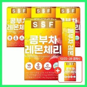 [12/22∼28 4+1] 순수식품 콤부차 레몬 체리 30포 X 총5박스 / 꼼부차 스코비 비타민C 프리바이오틱스