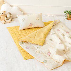 [아이자리]항균 사계절 4종구성 분리형 낮잠이불 젤리베어