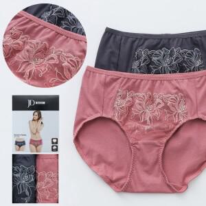 여성면팬티 맥시 꽃무늬 엄마 할머니팬티 2매입 세트