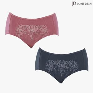 꽃무늬팬티 할머니면팬티 엄마 맥시팬티세트 2매