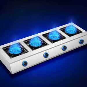 업소용 4구 간택기 가스렌지 주물 버너 세라믹 화구