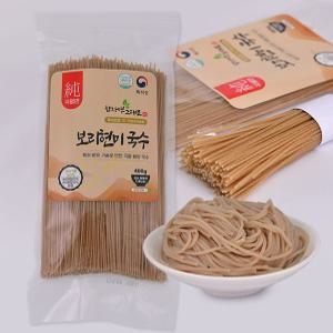 밀가루 0% 국수입니다~참자연 순곡물 100%면 보리현미국수 400g