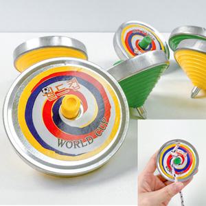 문아크 추억의 쇠팽이+팽이줄-1개 줄포함 세트 끈 돌리기