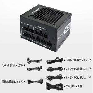 LIAN 750W 전원 공급 장치 ITX SFX PSU 금메달 모듈, 컴퓨터 미니 케이스 데스크탑