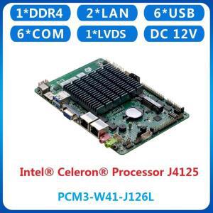 SBC 인텔 셀러론 CPU 내장 산업용 컴퓨터 싱글 보드, 24 비트 LVDS HDMI VGA, 3.5 J4125