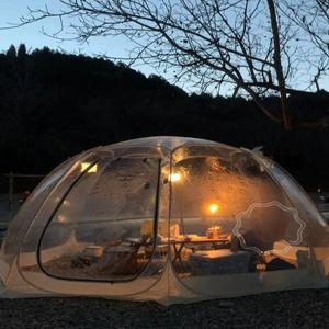 투명텐트 난방 천막 비닐 카페 옥상 돔 야외 접이식