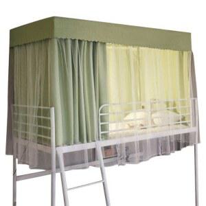 사각 2층침대텐트 커튼 80x190 2층침대난방텐트 싱글침대 1 그린모기장 브래킷