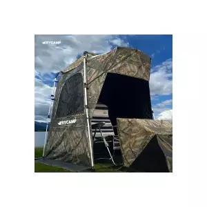 트라이캠프 FA-1414H 솔무늬 원터치포터블 의자형 낚시텐트 전고후저 고급 암막 파란낚시