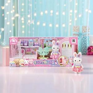 원앤원 콩지래빗 마이룸 인형의집 역할놀이 소꿉놀이 토끼인형 장난감 미니어처 침대 옷장