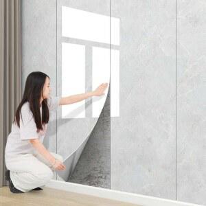 데코타일 주방 화장실 가게 타일시트지 우드/60cmx 기름방지 스톤보드 벽에 벽보드