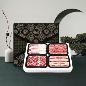 구이용 농협안심한돈 선물세트 2kg 감탄하오 1등급 국내산 냉장 생고기 숙성 저탄소 돼지고기 / 삼겹살 오겹살 항정살 가브리살