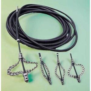 배관 하수구 체인노커 쇠사슬 부속 하수구뚫기 2미터 슈트 체인 6mm 1미터 1m 쌍줄