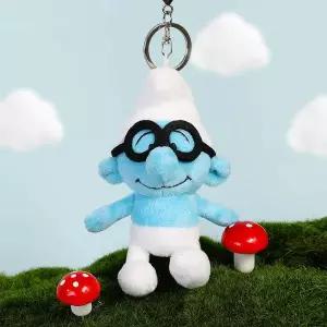 개구쟁이 스머프 똘똘이 스머프 키링 인형 9cm