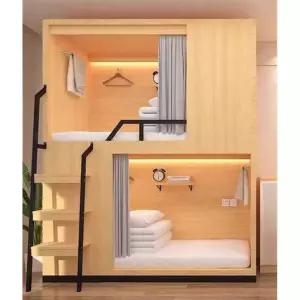 복층 수면캡슐 벙커 외부 카페 원룸 조명 호텔 기숙사