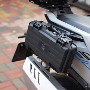 존테스 368G 스쿠터 모터사이클 공구함 공용 드럼통 거치대 사이드백 방수