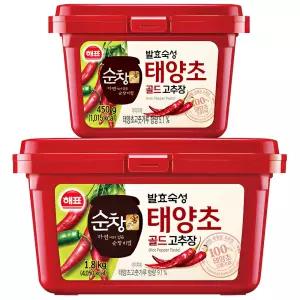 사조 해표 순창궁 태양초 골드 고추장 1.8kg+450g x 1개 / 장류