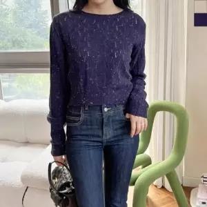 코디 빅사이즈라운드넥 롱 루즈핏 여성니트 겨울 (49JOF)