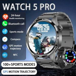 스마트 워치 화웨이 GT5 Pro GPS NFC 스마트워치 남성 AMOLED 스크린 심박수 블루투스 통화 IP67 방수 시계