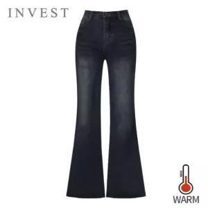 [인베스트] [77까지] 브러쉬 워싱 기모 데님 팬츠_IN5W1PT7081