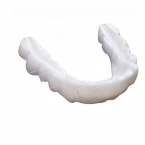 임시 틀니 인공 덮개 하단 윗니 실리콘 임시틀니 하얀 깨진