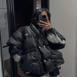 패딩조끼 경량 가을 겨울 베스트 니트 롱 후리스 러닝 집업 오버핏 럭셔리한 반팔 양면 착용 루즈핏 자수