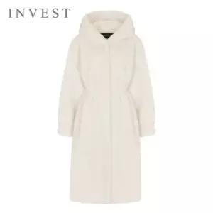 [인베스트] 소프트 퍼 후드 롱 코트_IN5W1CT1631